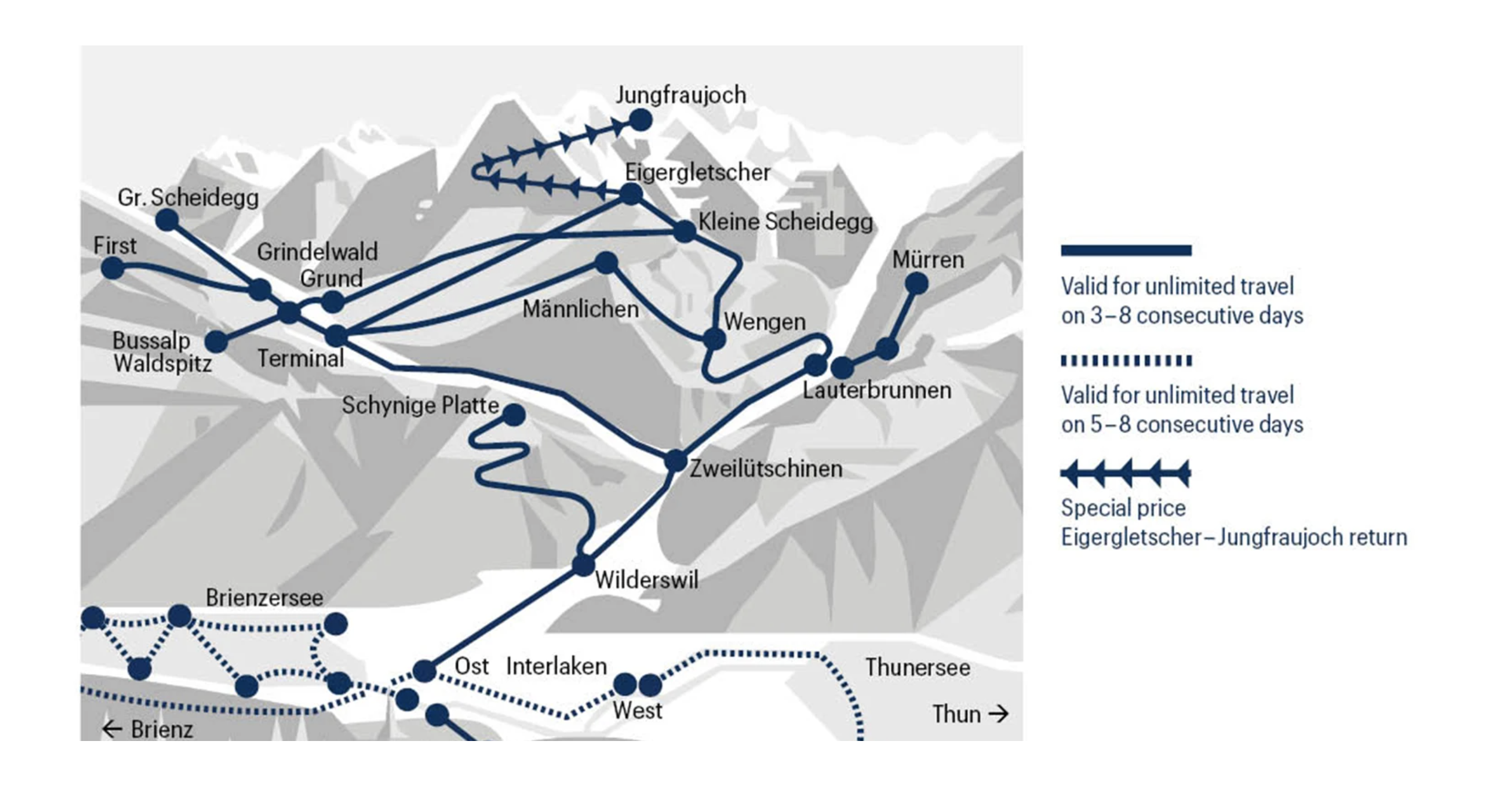 Jungfrau Map - Em Knows Places